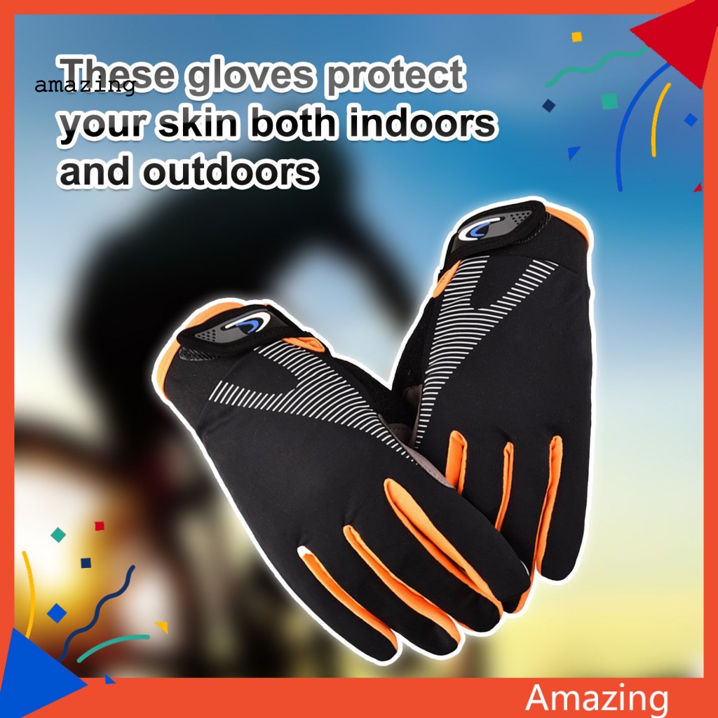 1 Đôi Găng Tay Vải Lụa Lạnh Thoáng Khí Chống Trượt Dùng Được Màn Hình Cảm Ứng