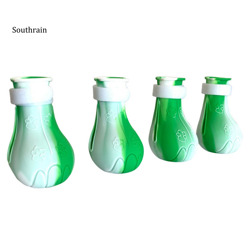 Bộ 4 Vỏ Bọc Móng Vuốt Mèo Bằng Silicon Mềm Chống Trầy Xước