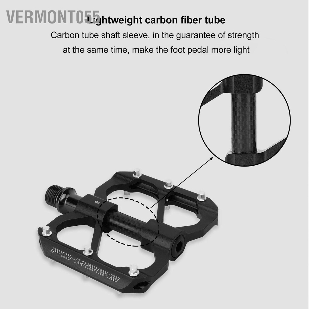 Vermont055 2 Chiếc Xe Đạp Đường Bộ Bàn Hợp Kim Nhôm Chống Trơn Trượt Nhẹ Phẳng Nền Tảng Cho