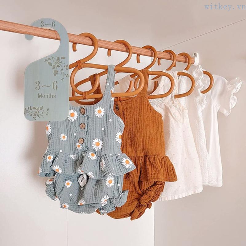 Set 7 Tấm Ngăn Tủ Quần Áo Kích Thước Nhỏ Gọn Dành Cho Bé Sơ Sinh Đến 24 Tháng Tuổi