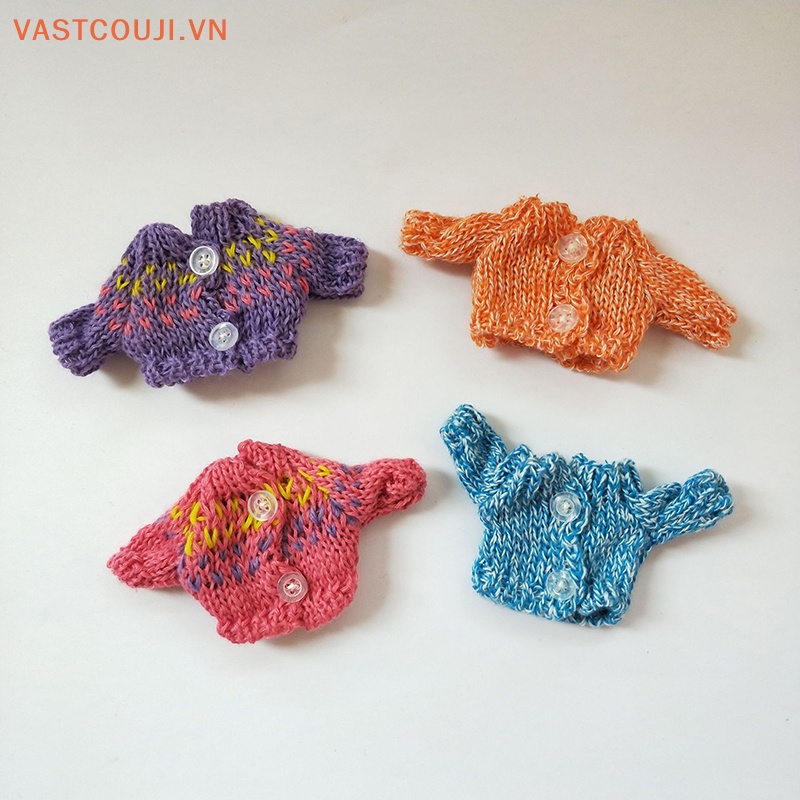 1 Áo Sweater Tay Dài Dễ Thương Cho Búp Bê OB11 Obitsu