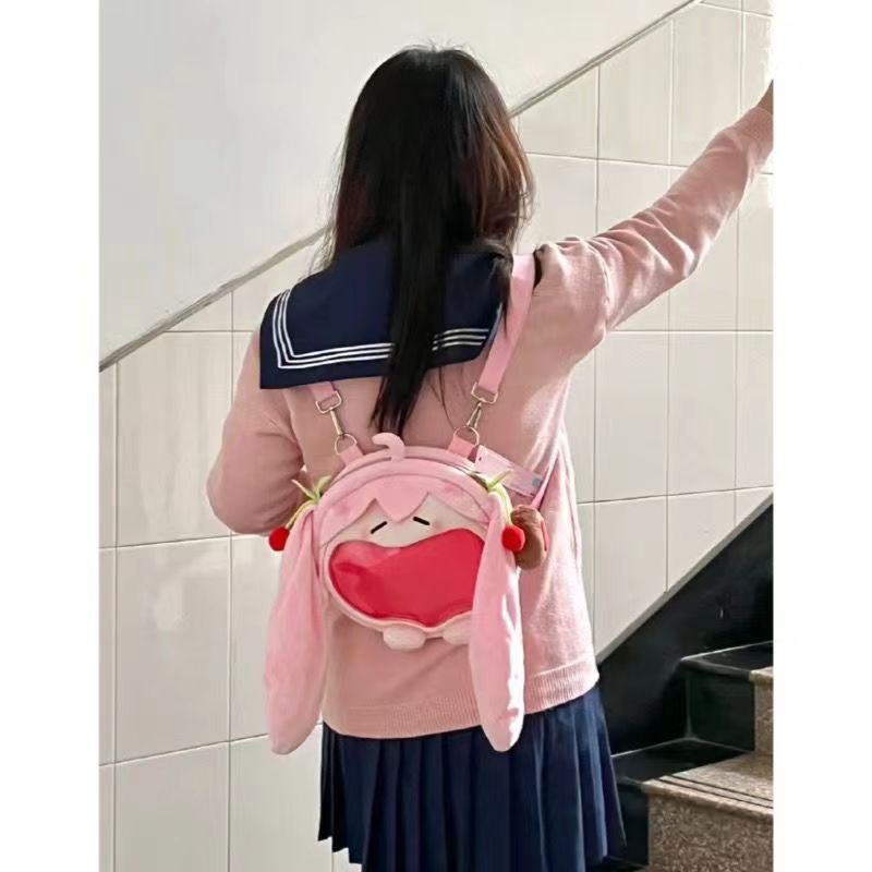 Hàng Mới Về  Balo Đeo Vai Hình Hatsune Miku Sakura