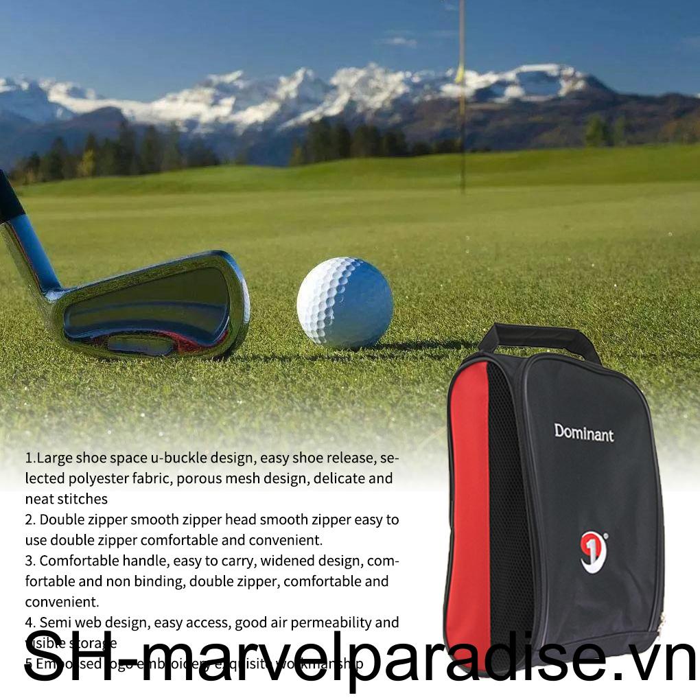 Túi Đựng Giày Thể Thao Chơi Golf Sức Chứa Lớn Thoáng Khí Có Khóa Kéo