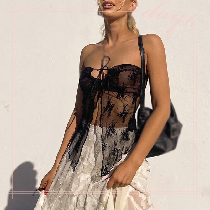 Áo Ống Phối Ren Nhẹ Nhàng Thời Trang Quyến Rũ Cho Nữ