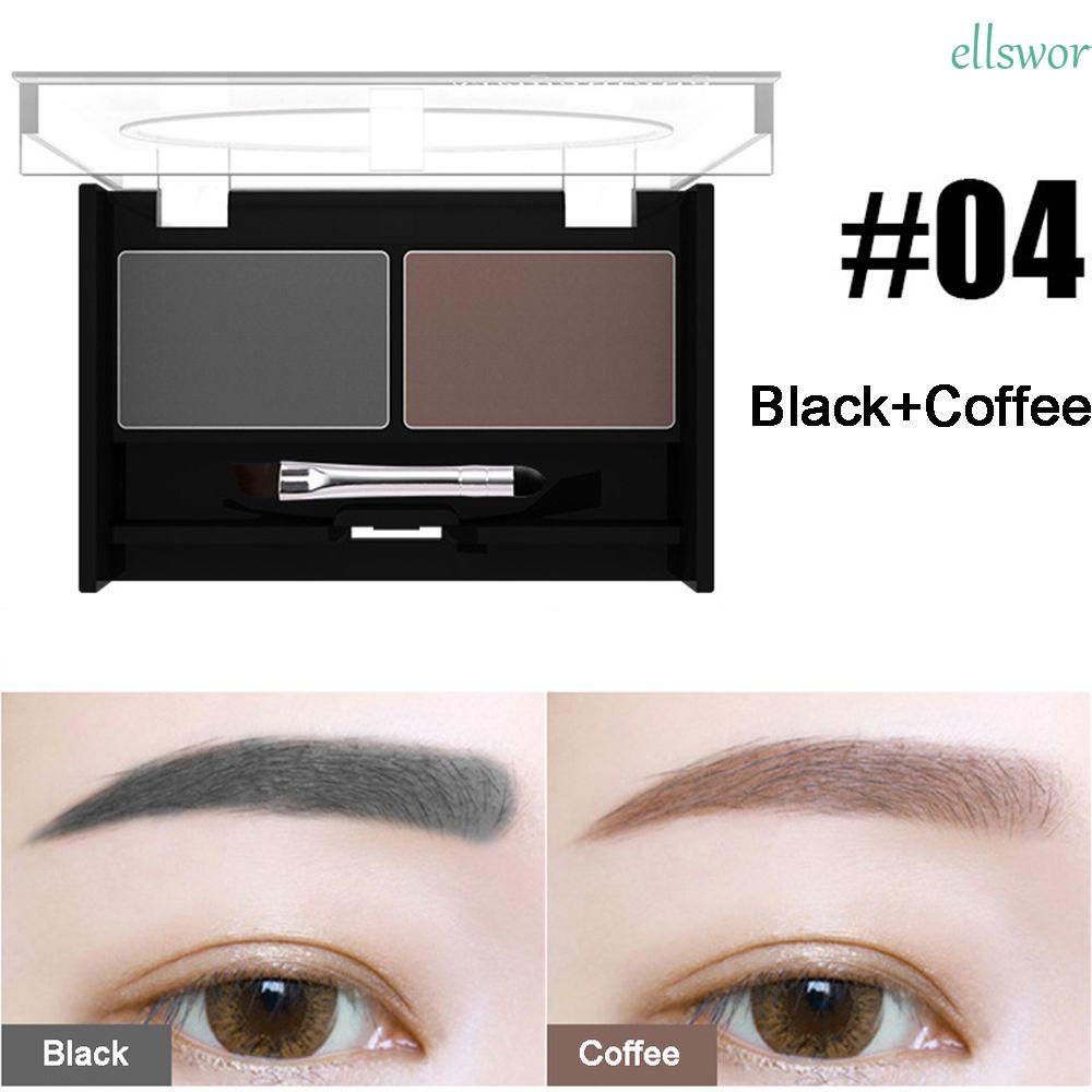 Phấn Kẻ Lông Mày 2 Màu Sắc Không Thấm Nước Trang Điểm Xinh Đẹp Cho Nữ DIY