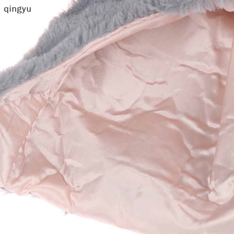 Mũ Tai Thỏ Bằng Vải Bông Giữ Ấm Tai Dễ Thương Dành Cho Bé Gái