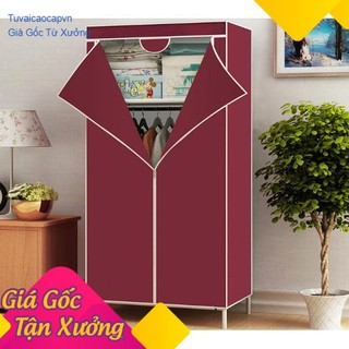 Tủ vải 3D 1 buồng 2 ngăn khung ninox cao cấp