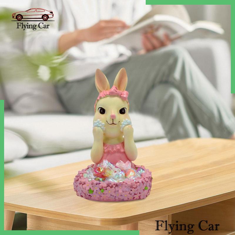 [Lzdjfmy2] Khay Đựng Trang Sức Hình Thỏ Bằng Nhựa Resin Hiện Đại Cho Phòng Khách / Văn Phòng
