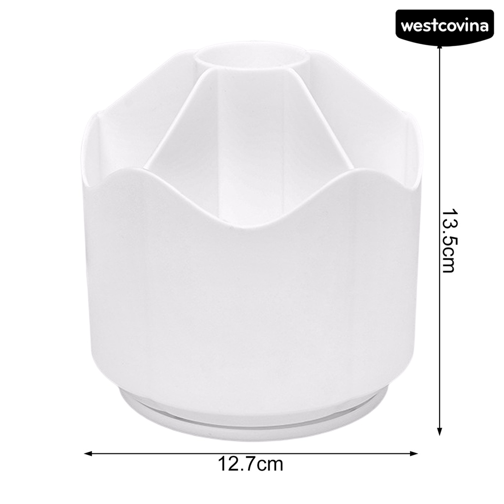 [WSTN]✎Giá Đỡ Bút Bằng Nhựa 6 Ngăn Xoay 360 Độ Đa Năng Tiện Dụng Cho Gia Đình