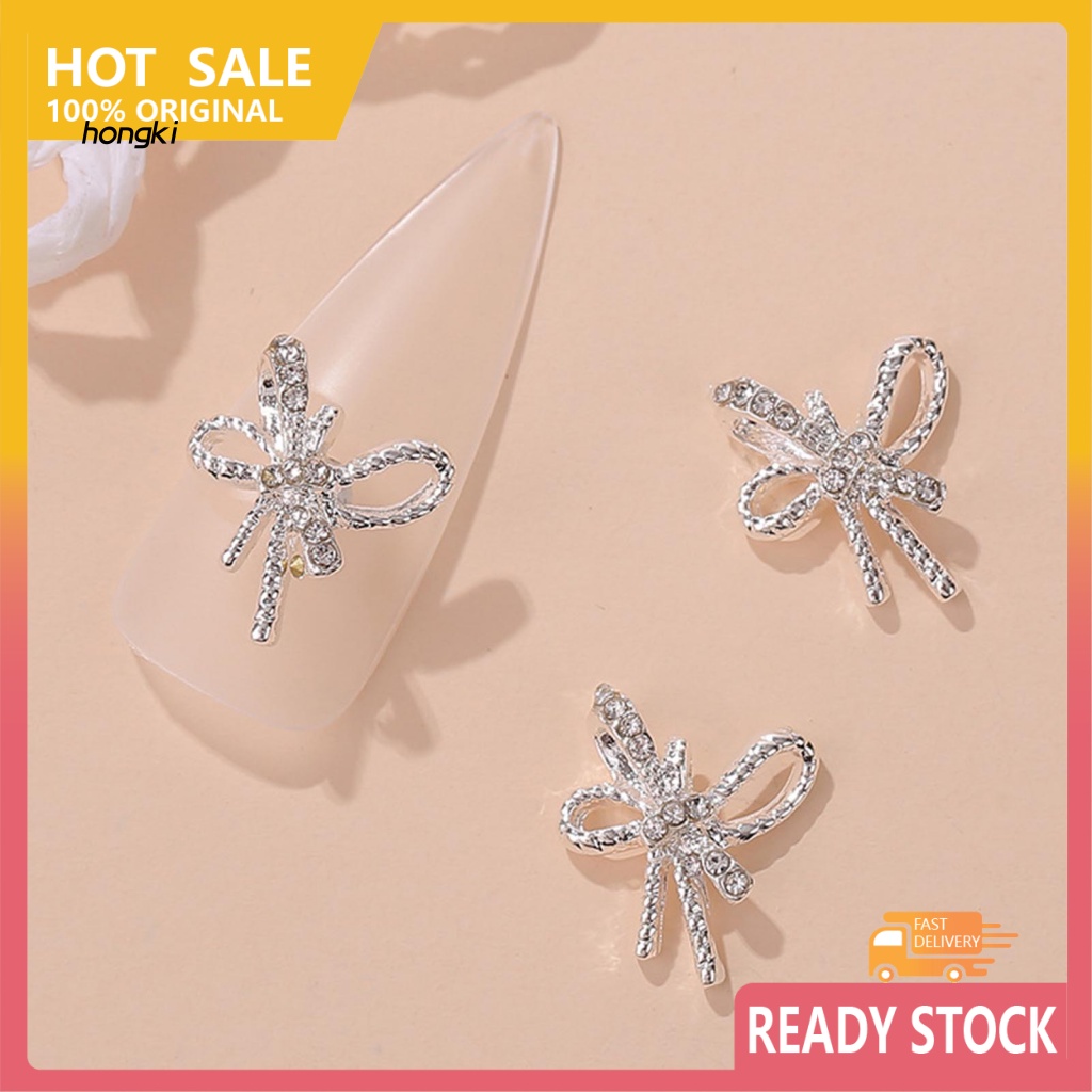 Set 10 Phụ Kiện Trang Trí Móng Tay Nghệ Thuật Ánh Kim Bền Bỉ