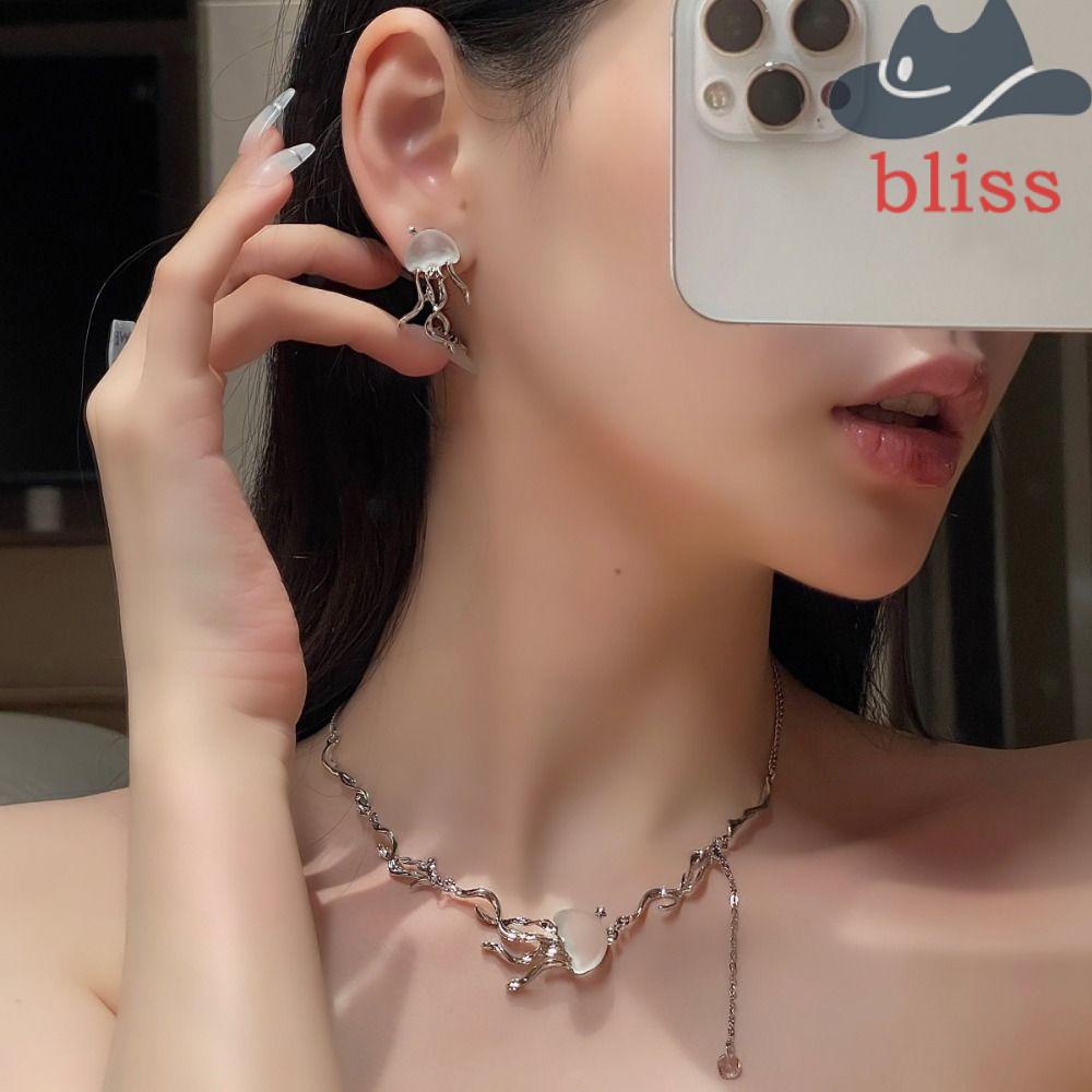 Bliss Nữ Thời Trang Chất Lượng Cao|Vòng Cổ Choker Bằng Hợp Kim Thiết Kế Đơn Giản Thanh Lịch Phong Cách Hàn Quốc Thời Trang