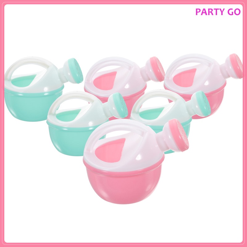 Set 6 Bình Nước Đồ Chơi Bằng Nhựa 11x8x7.5cm Cho Bé