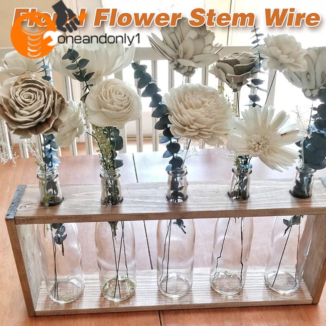 Set 100 Bông Hoa Nhân Tạo Có Thể Uốn Cong Linh Hoạt Trang Trí Tiệc Cưới