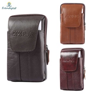 Túi Đeo Hông Bằng Da Bò Màu Trơn Thời Trang Cho Nam