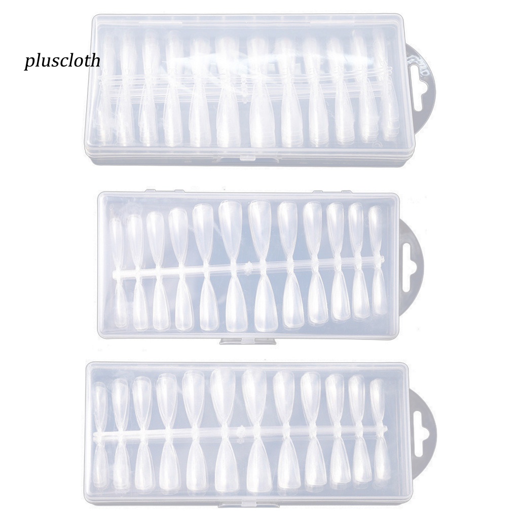 Bộ 240 Móng Tay Giả Hình Chữ T Che Phủ Toàn Diện Không Để Lại Dấu Vết