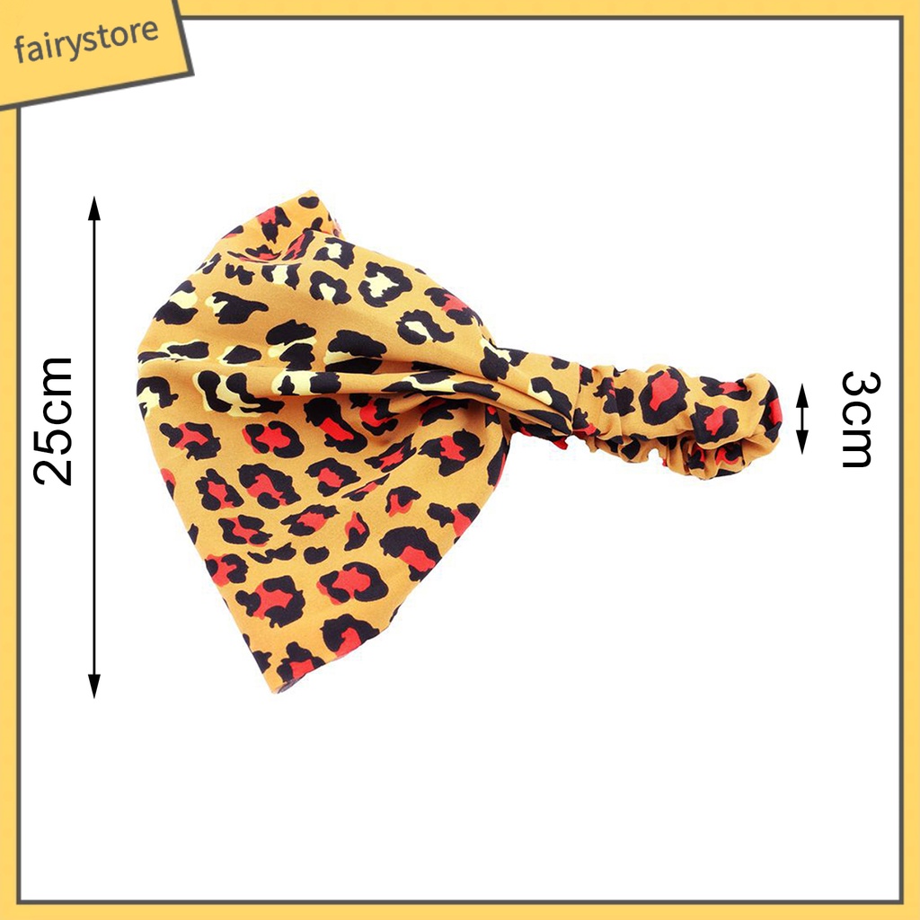 Băng Đô Cài Tóc Co Giãn Chống Trượt In Họa Tiết Phong Cách Bohemian Cổ Điển Thời Trang Cho Nữ