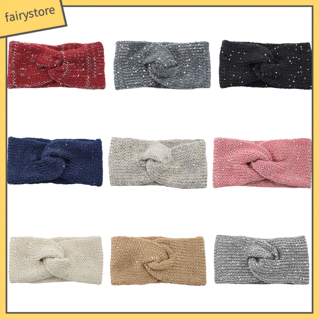 Băng Đô Dệt Kim Hai Lớp Ấm Áp Dùng Trang Trí Hàng Ngày