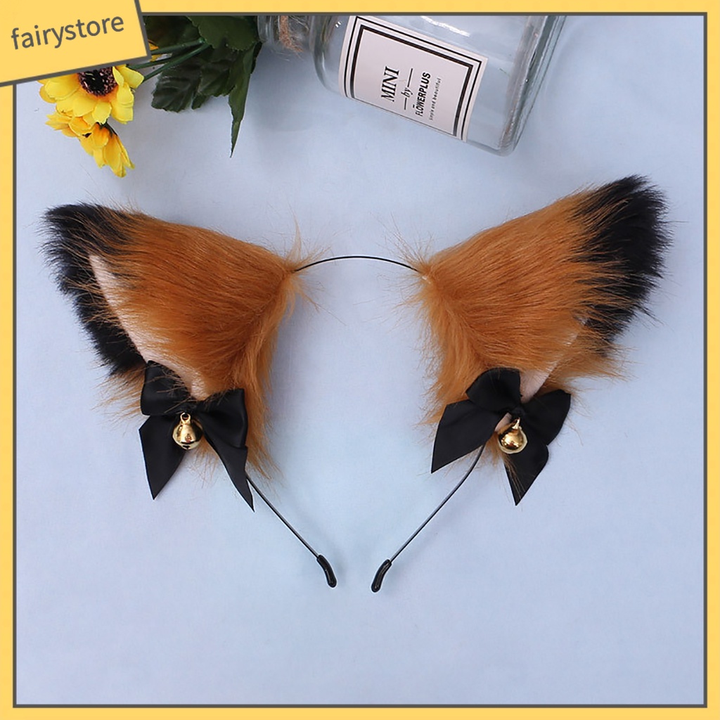 Băng Đô Tai Thỏ Giả Lông Thỏ Hóa Trang Tiệc Tùng Dễ Thương