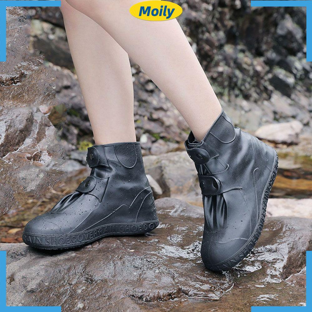 MOILYVN 1 Cặp Vỏ Bọc Giày Đi Mưa Chống Thấm Nước Cho Bé