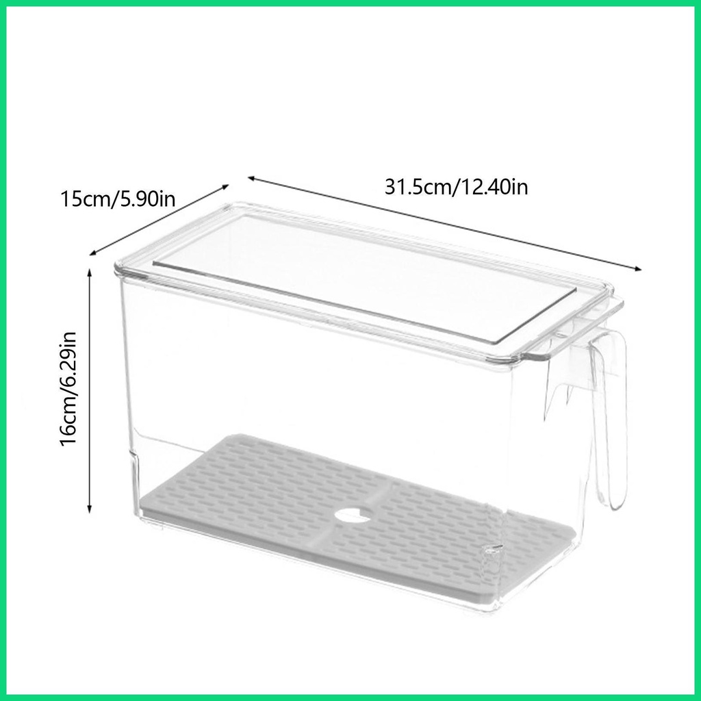 Hộp Đựng Trái Cây / Thực Phẩm Để Tủ Lạnh Có Thể Xếp Chồng Lên Nhau Tiện Dụng