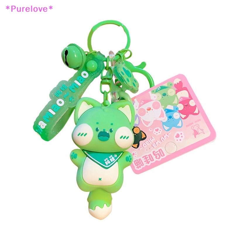 Móc Khóa Hình Mèo Bông Đeo Ba Lô Xinh Xắn Mới