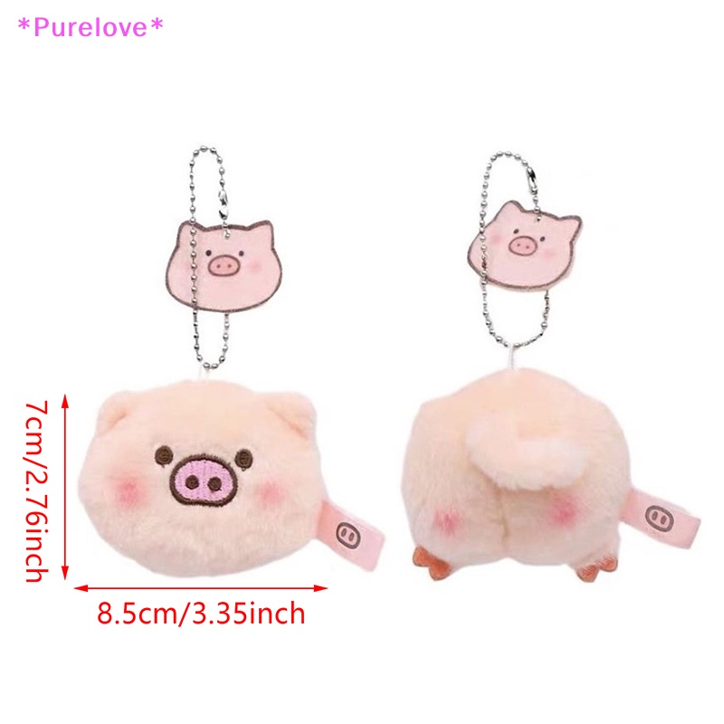 Móc Khóa Hình Heo Nhồi Bông Xinh Xắn Mới