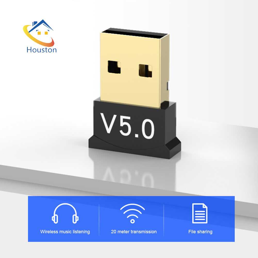 Thiết Bị Nhận Tín Hiệu Bluetooth 5.0 2.4G Không Dây Cho PC Laptop