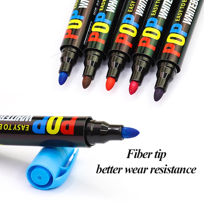 Bút Lông Viết Bảng 8 / 12 Màu Có Thể Xóa Được Dành Cho Học Sinh / Văn Phòng / Nhà Cửa