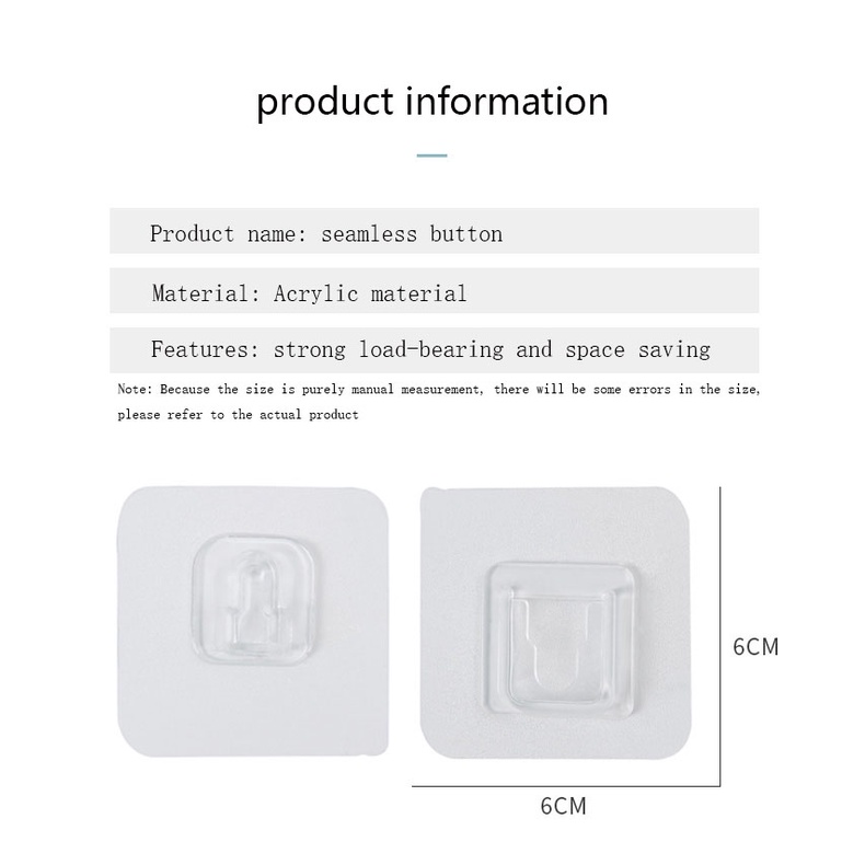 Móc Treo Đồ Dán Tường Hai Mặt Đa Năng Có Thể Tái Sử Dụng Giá Đỡ