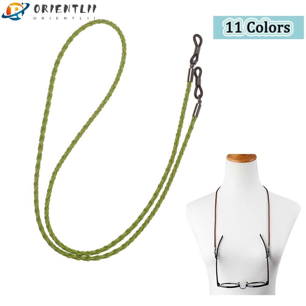 Dây Đeo Kính Mát Bằng Da Bện Gọn Nhẹ Dày Dặn Tiện Dụng