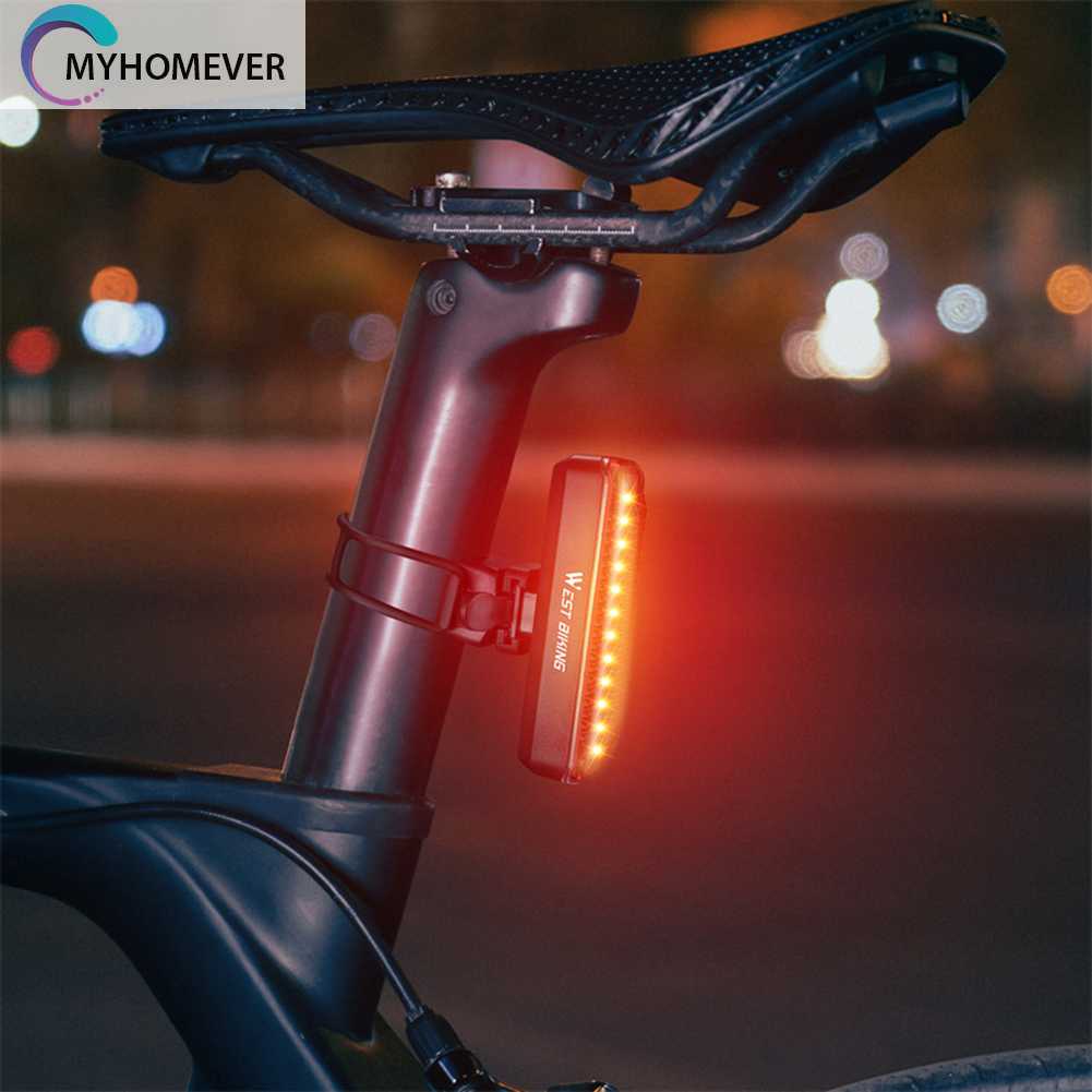 Đèn Hậu Chống Thấm Nước 30LM 400mAh Type-C USB Có Thể Sạc Lại Dành Cho Xe Đạp