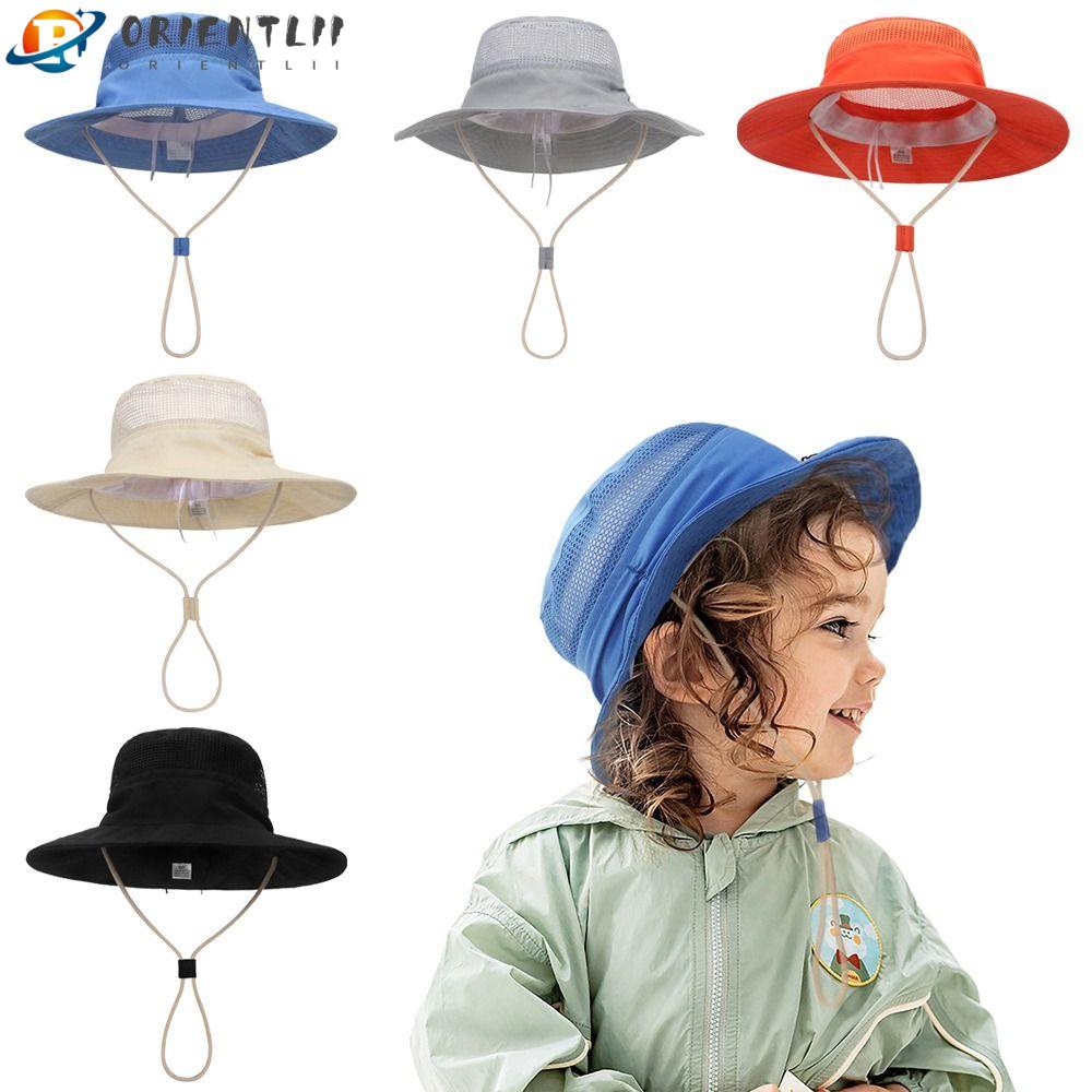 Nón Tai Bèo Vành Rộng Chống Tia UV Có Thể Gấp Gọn Tiện Dụng Cho Bé