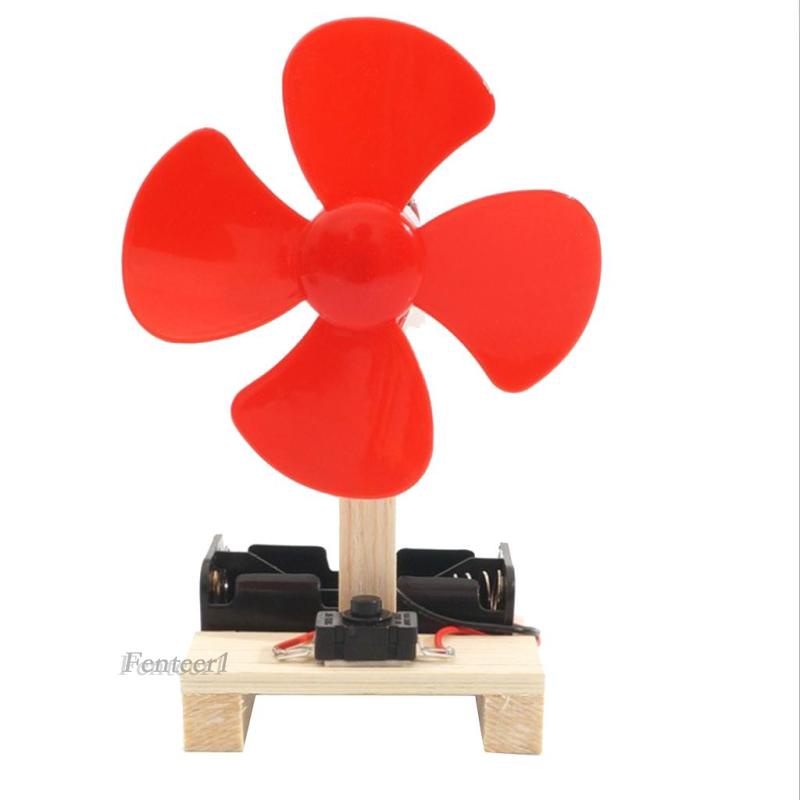 Mô Hình Quạt Điện Thí Nghiệm Vật Lý Tự Lắp Ráp DIY Fenteer1