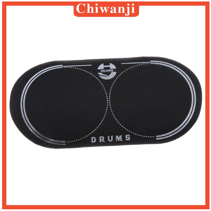 Miếng Vá Trống Bass Đôi Màu Trắng Chuyên Dụng Chất Lượng Cao