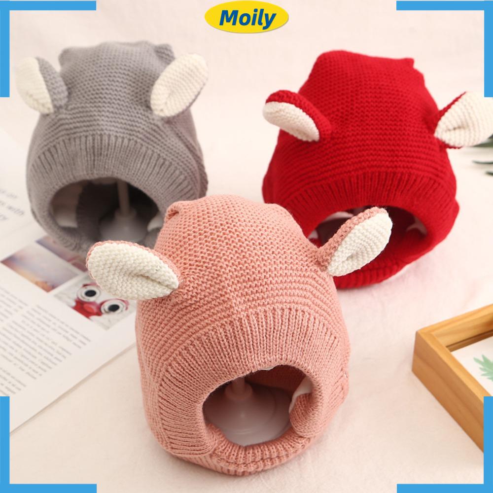MOILYVN Mũ beanie Trùm Tai Dễ Thương Cho Bé Gái