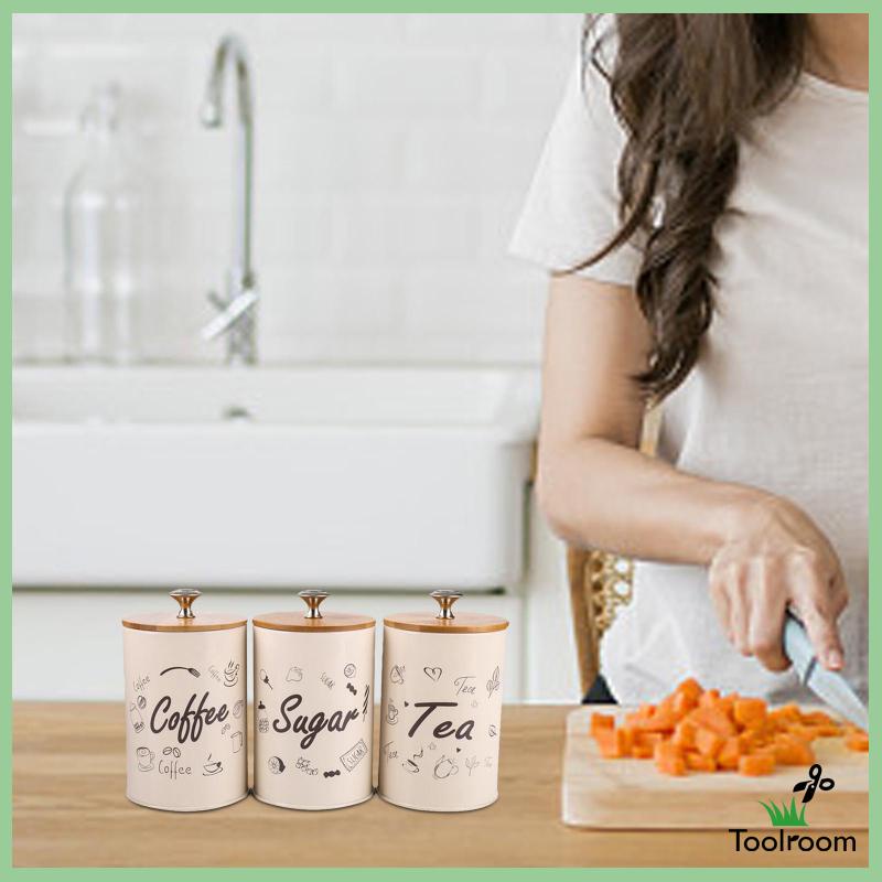 Bộ 3 Hộp Thiếc Đựng Kẹo Có Nắp Đậy Tiện Dụng