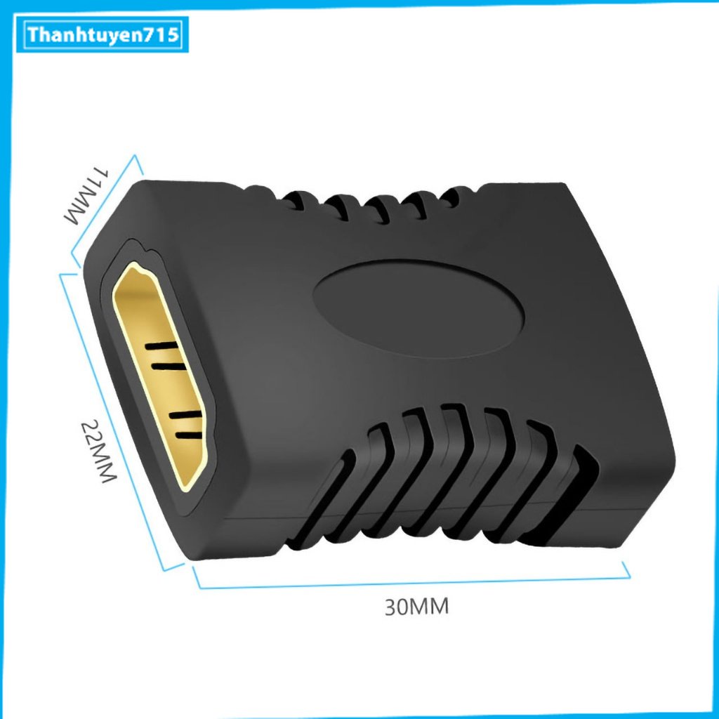Đầu Nối HDMI 2 Đầu Cái, Đầu Nối Dài HDMI  2 đầu âm