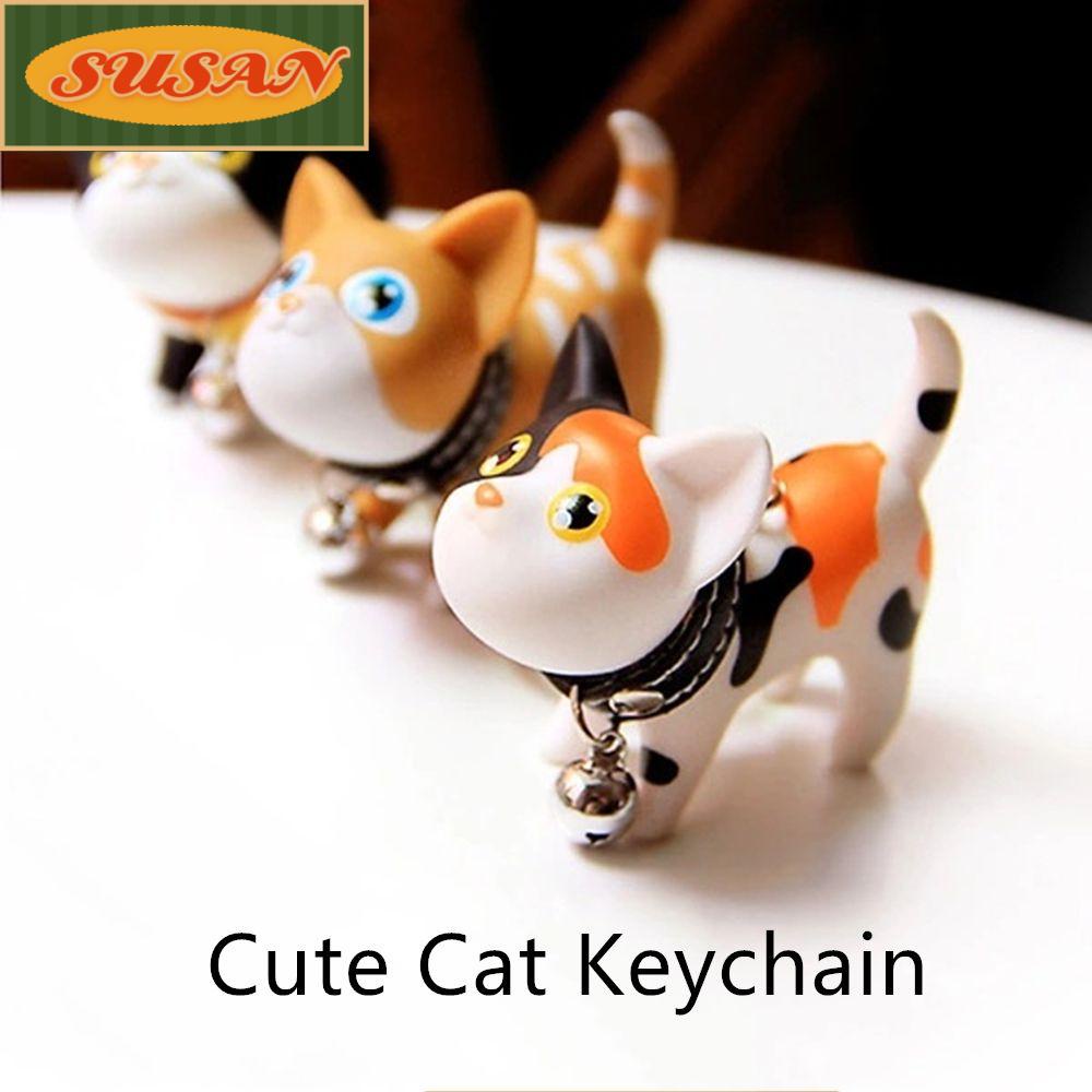 Móc Khóa Hình Mèo SUSANS Dễ Thương Giá Đỡ