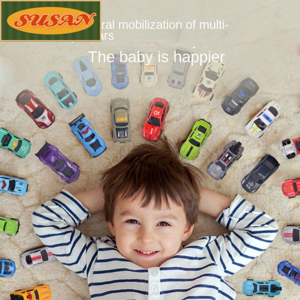 Mô Hình Xe Đua Mini Bằng Nhựa SUSANS Thiết Kế Dễ Thương Cho Bé