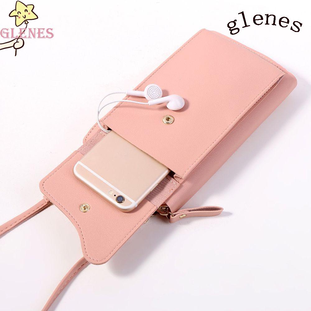 Túi Đựng Điện Thoại Bằng Da PU Sức Chứa Lớn Tiện Dụng Khi Đi Bộ / Đi Bộ / Cắm Trại