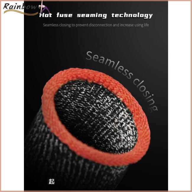 1 Đôi Găng Tay Sợi Bạc Đeo Ngón Tay Chống Mồ Hôi Thoáng Khí Dùng Chơi Game Điện Thoại