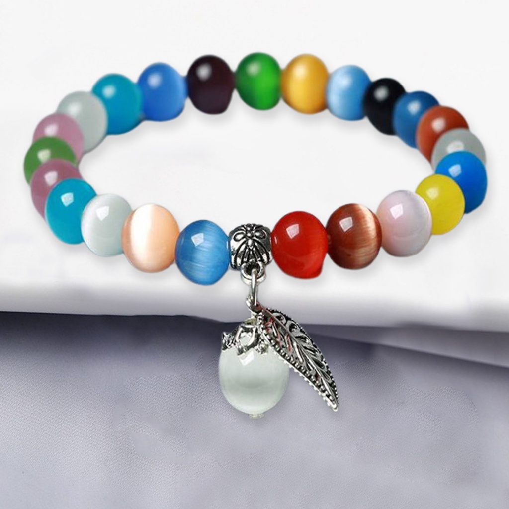 Vòng Tay Gắn Hạt Pha Lê Nhân Tạo Chống Mài Mòn Thời Trang Cho Nữ