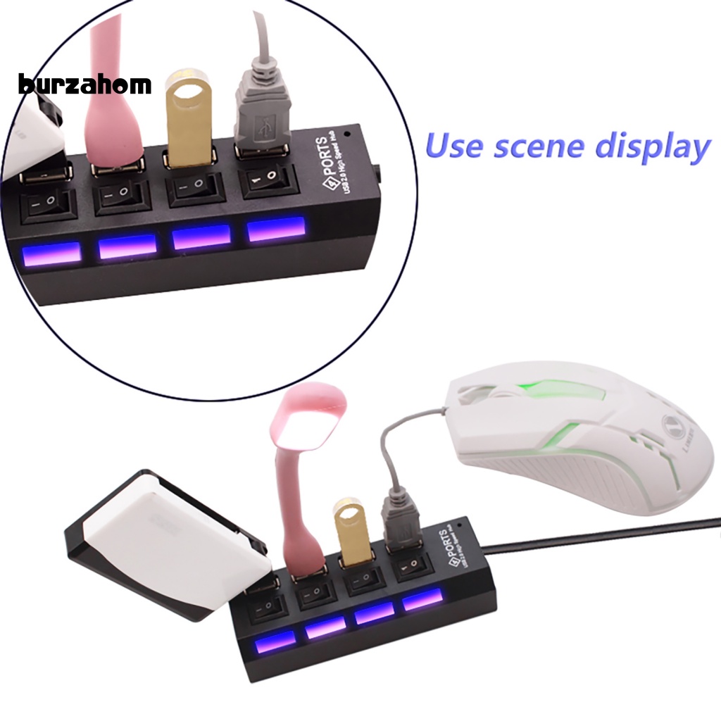 Bộ Chia Cổng USB 2.0 Đa Năng Cho Máy Tính