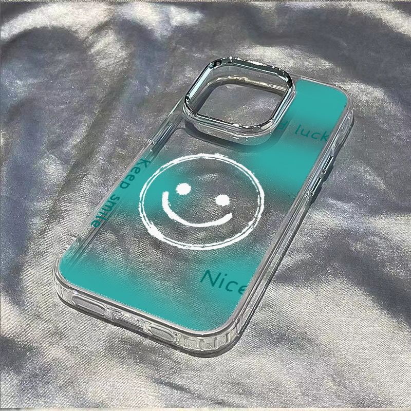 ✅Ốp Điện Thoại Mềm Chống Sốc Họa Tiết Mặt Cười Đơn Giản Cho Apple maxiPhone12 118 / plus71314pro