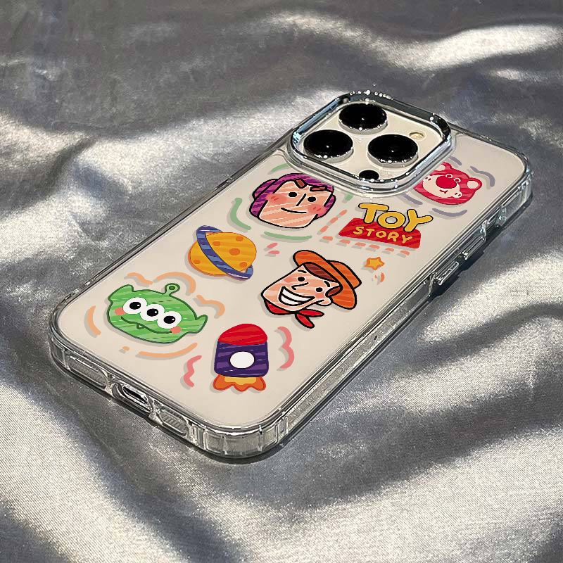 ✅Ốp Điện Thoại Dẻo Họa Tiết Hoạt Hình Toy COYQ Dễ Thương Chống Sốc Cho Iphone12 Apple 8 13 7 11 / 14pro