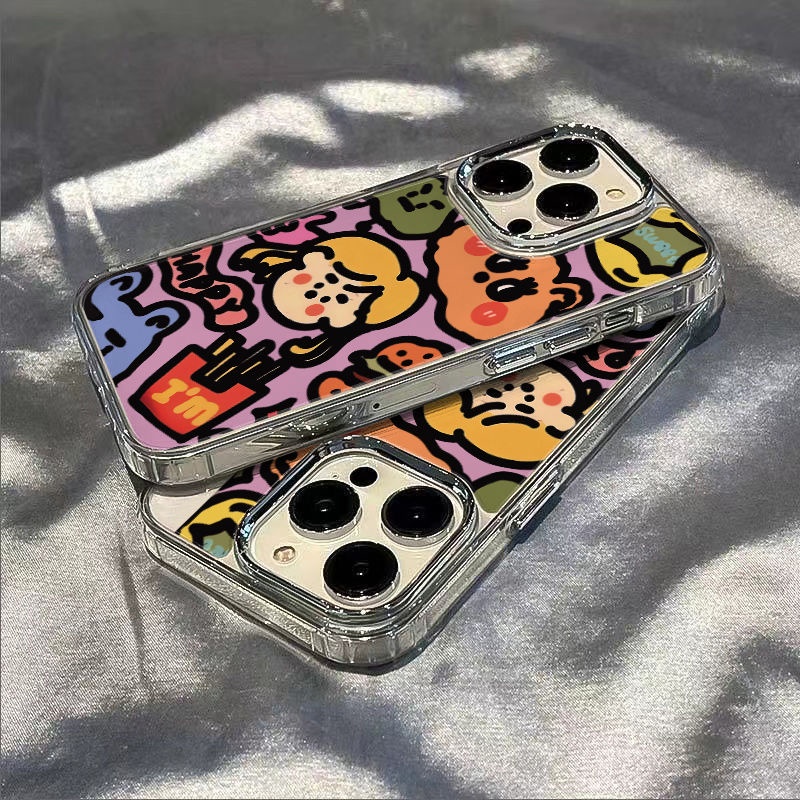 ✅Ốp Điện Thoại Mềm Chống Sốc Họa Tiết Graffiti 137 Cho Iphone max11 814pro / Apple plusiPhone12 KRPZ