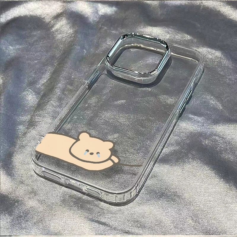 ✅Ốp Điện Thoại Dẻo Họa Tiết Chú Gấu Dễ Thương Chống Sốc Cho Iphone14Pro 8iPhone12 / 137 max 11In xs plus14pro