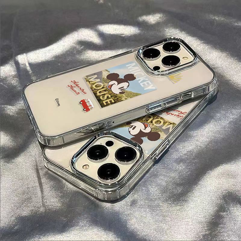 ✅Ốp Điện Thoại Dẻo Họa Tiết Hoạt Hình Mickey Dễ Thương Chống Sốc Cho Iphone12 11 / xs14pro 13 plus 7