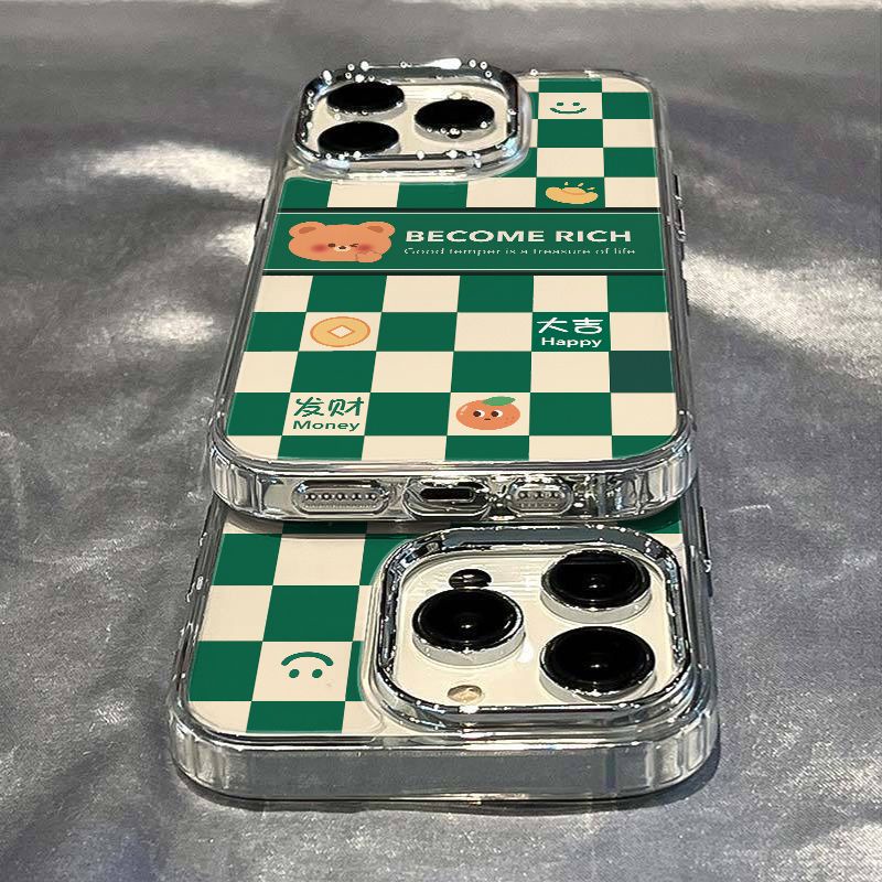 ✅Ốp Điện Thoại Mềm Chống Sốc In Hình Gấu Cho Iphone12714pro max 8plus 13 11ins KHX1