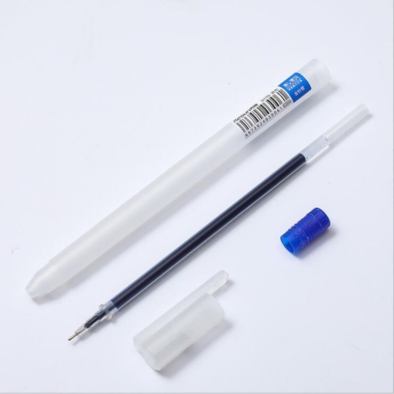 Muji Bút Mực Gel Ngòi 0.5MM Mực Đen Đỏ Xanh Lam Đơn Giản Cho Học Sinh